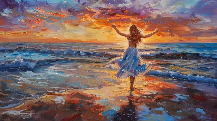 17729167_dance-with-the-waves-girl-on-the-sea-at-dawn